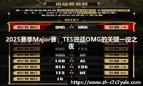 2025赛季Major赛：TES迎战OMG的关键一役之夜